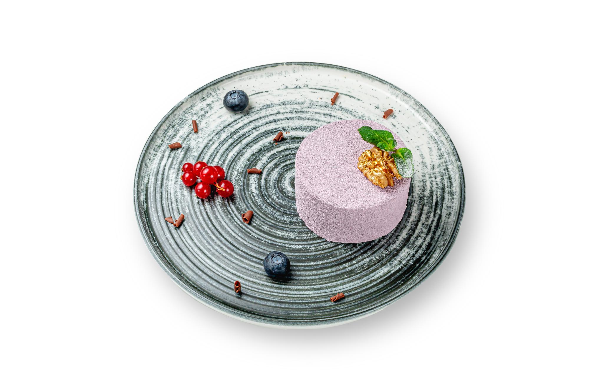 plated dish with modern plating style